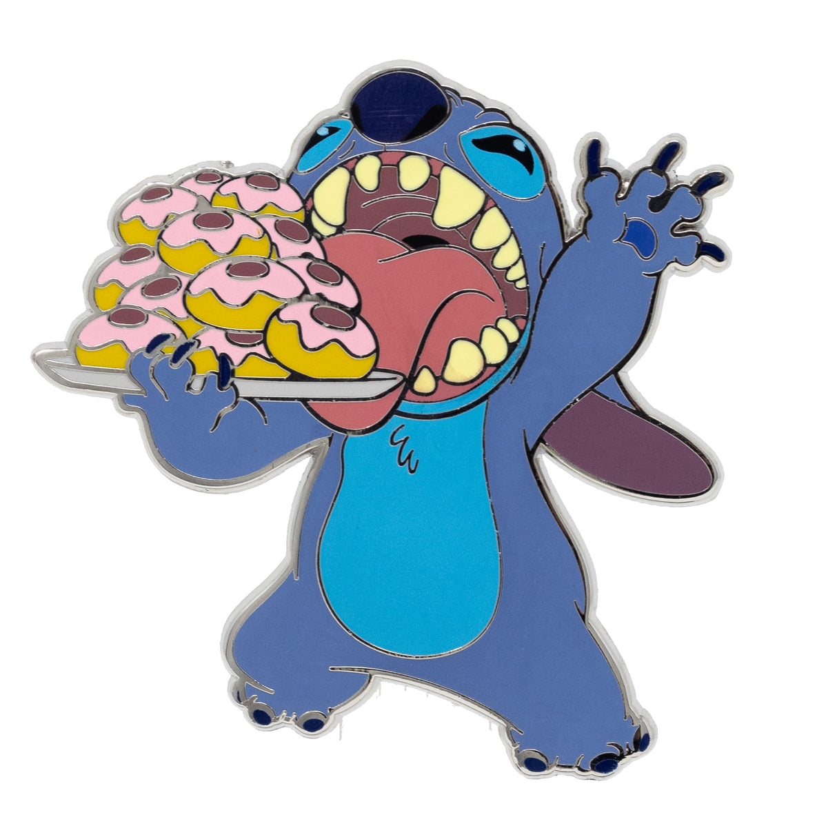 Disney Lilo and Stitch with Beignets 2.25" Collectible Pin