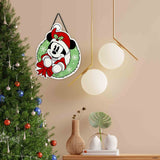 Disney Mickey Mouse Wreath Christmas Hanging Wood Wall Decor