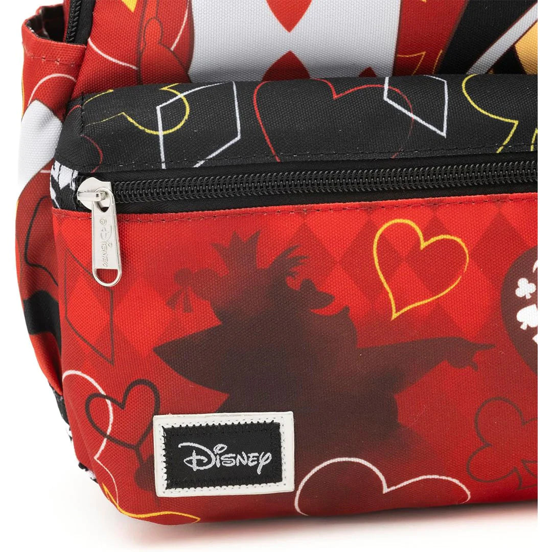 Disney Alice in Wonderland Queen of Hearts Park Day Nylon Mini Backpack