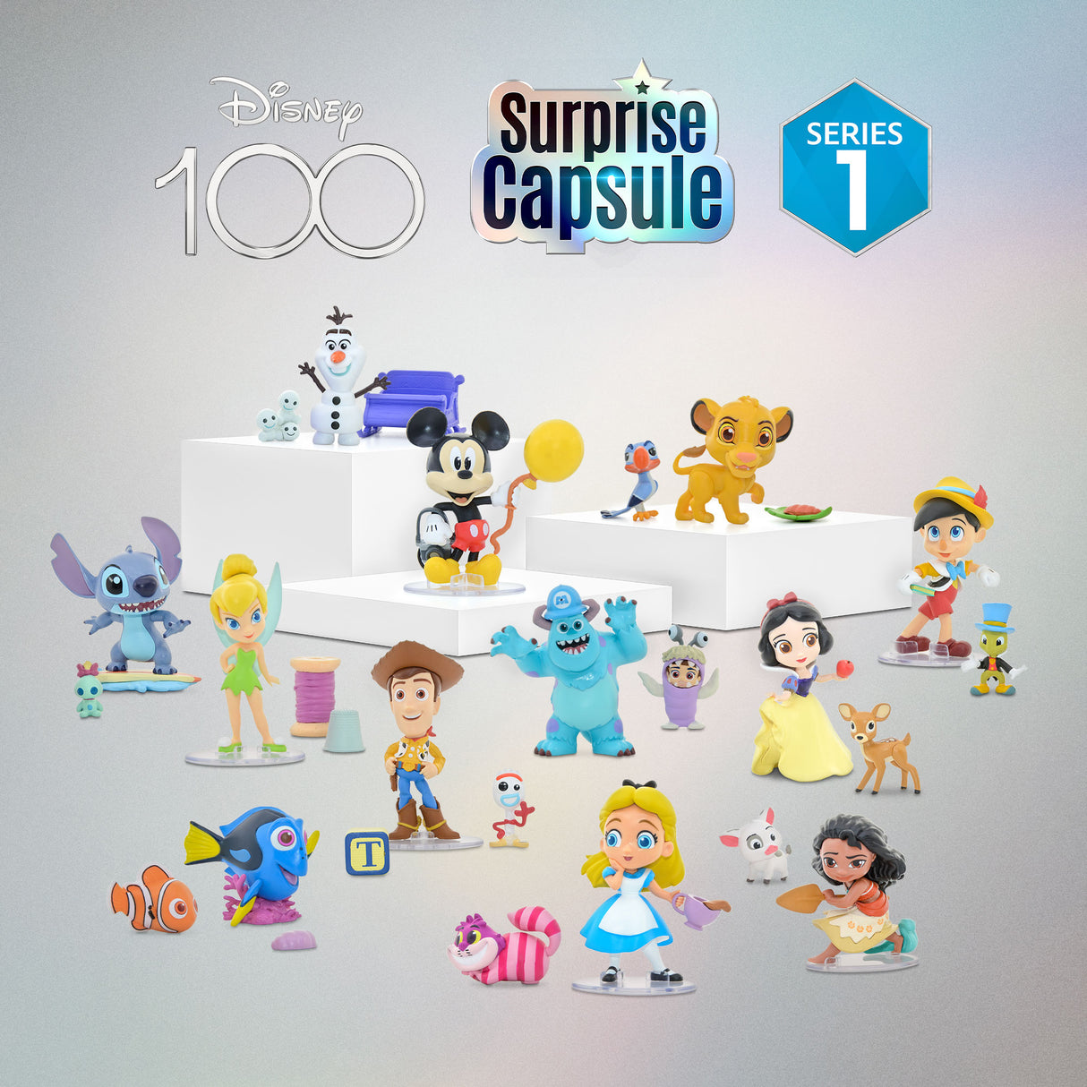 Disney Surprise Capsule Series 1 Mystery Toy Collectible Figure