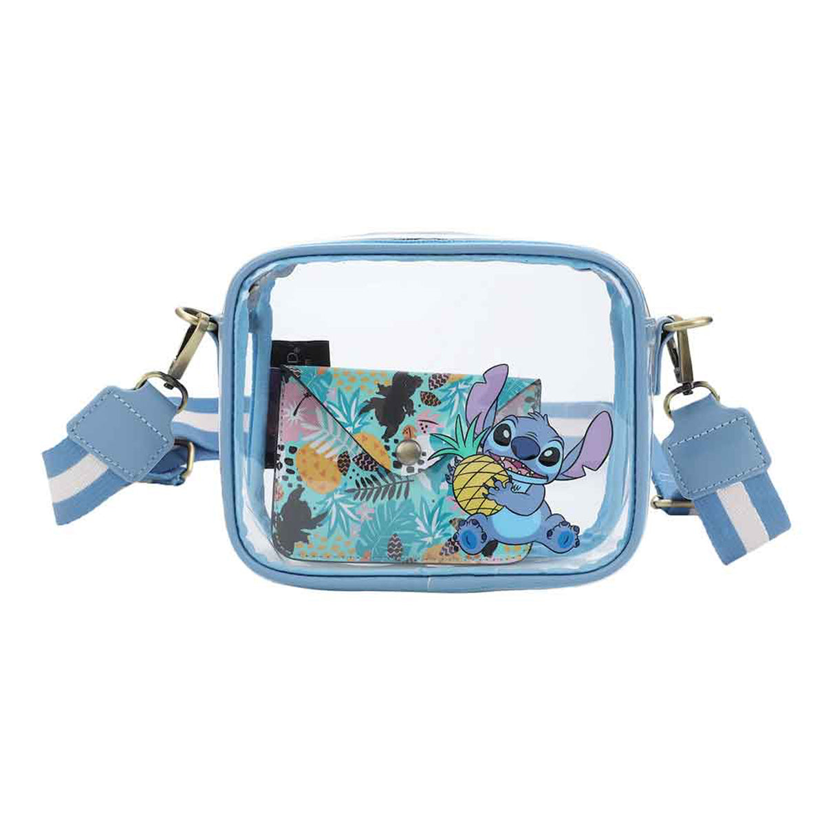 Disney Lilo and Stitch Clear Crossbody Bag with Wallet