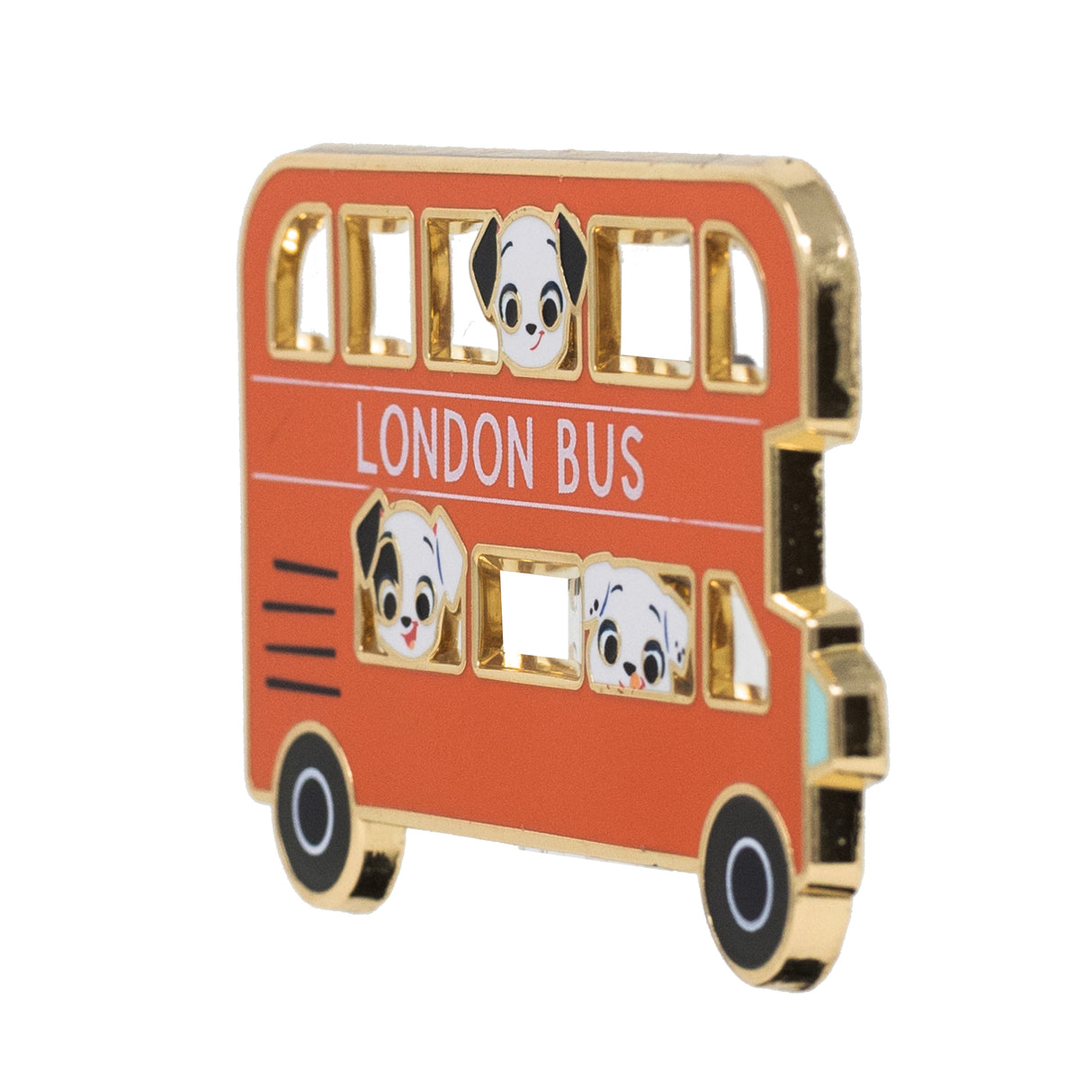 Disney 101 Dalmatians Seeing Spots Series - London Bus 2.25" Collectible Pin