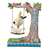 Jim Shore - Peanuts Snoopy & Woodstock "A Sweet Swing" Figurine