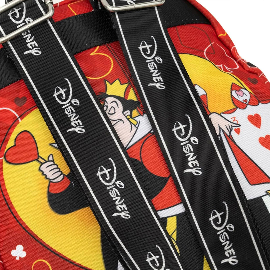 Disney Alice in Wonderland Queen of Hearts Park Day Nylon Mini Backpack