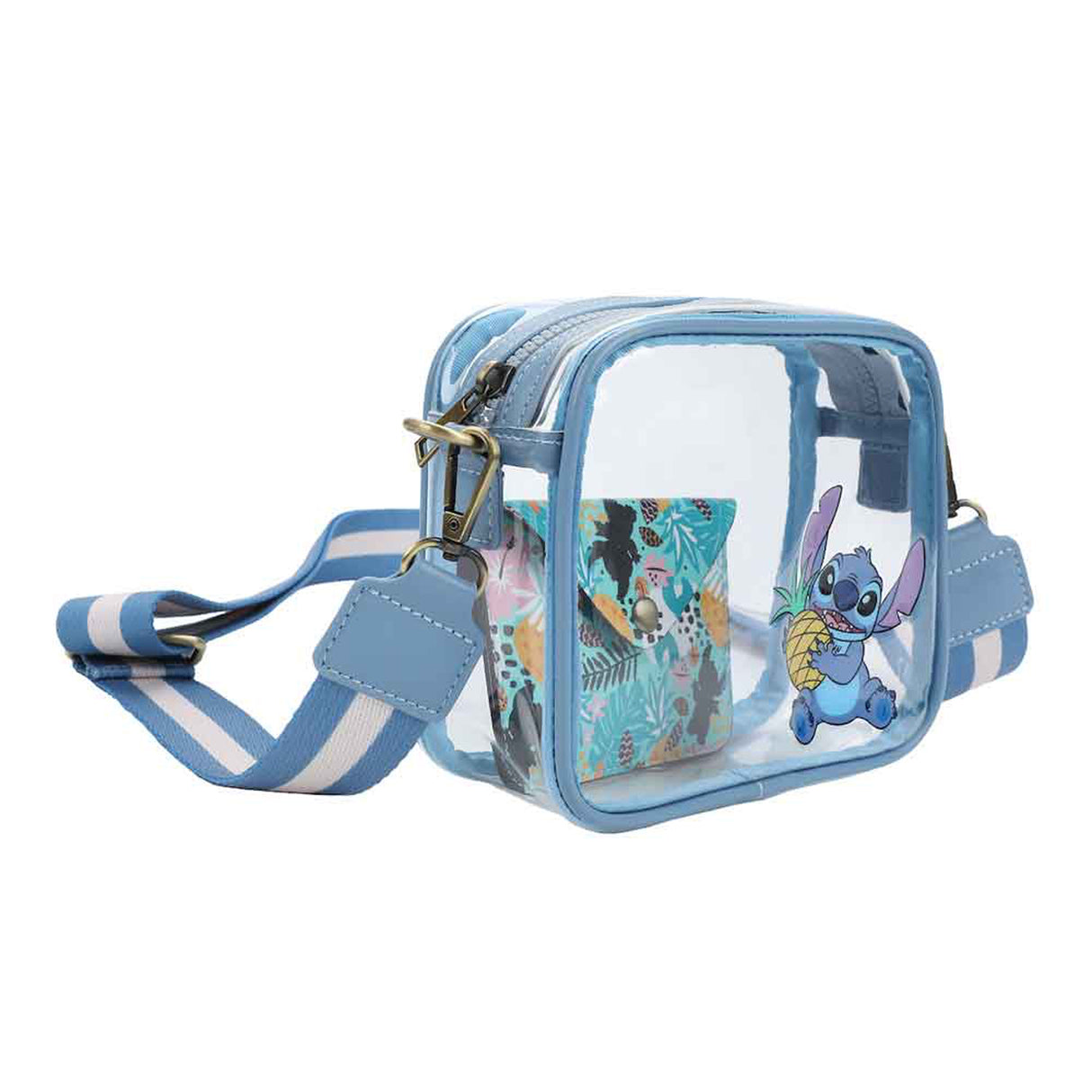 Disney Lilo and Stitch Clear Crossbody Bag with Wallet