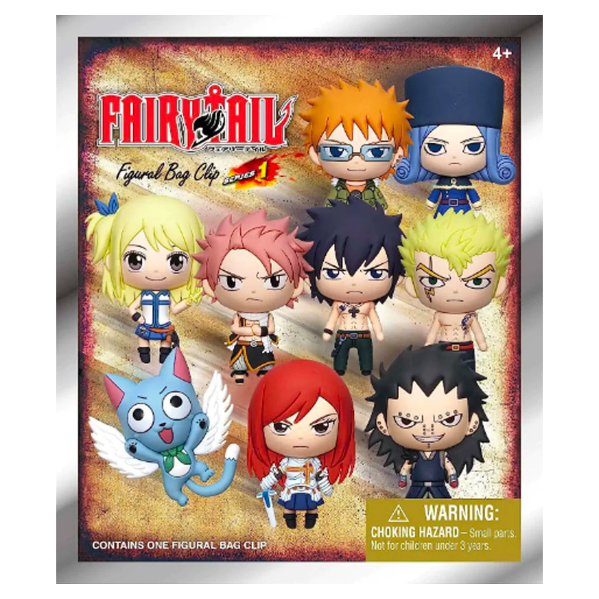 Fairy Tail Mystery 3D Foam Bag Clip - Series 1