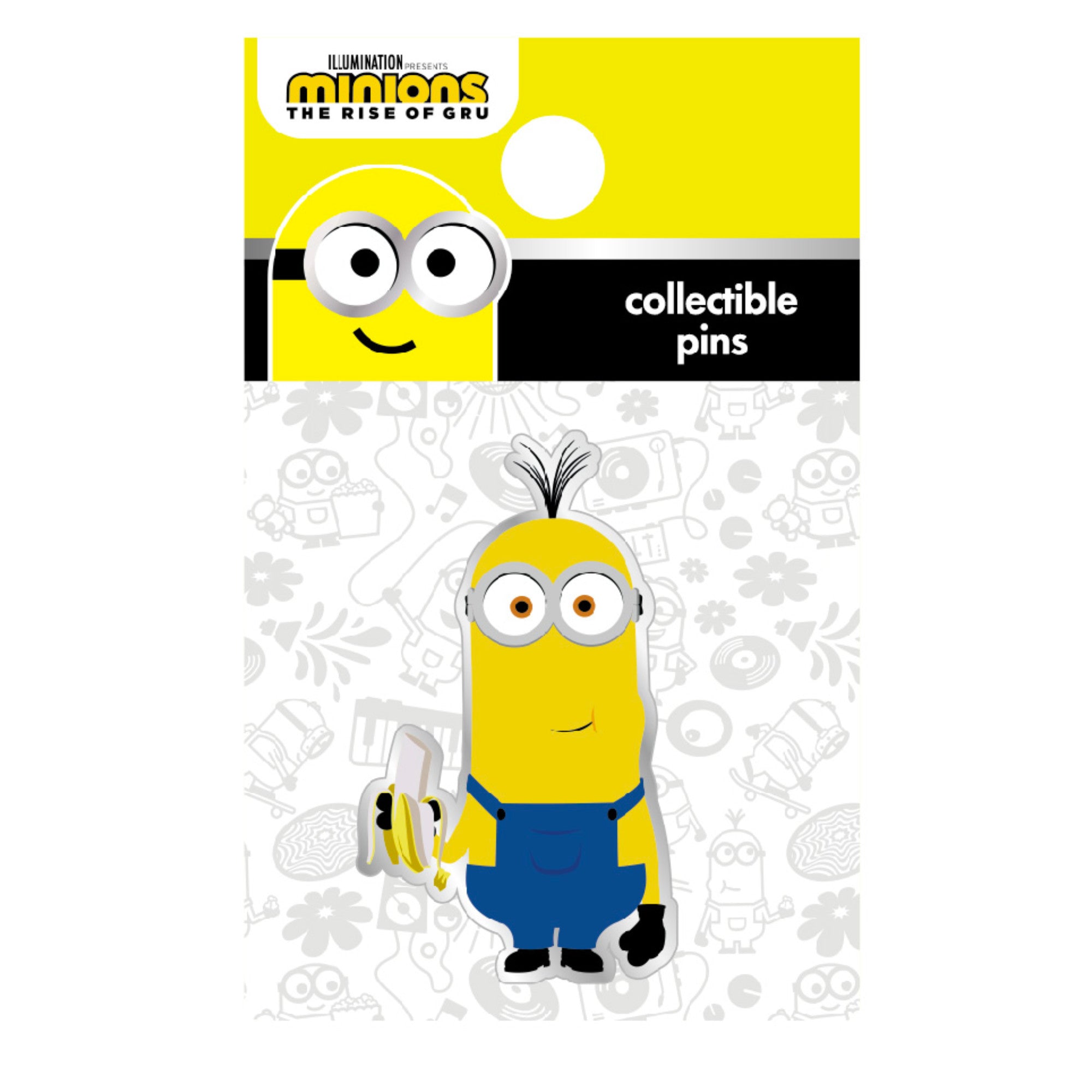 Minions Kevin Eating Banana – Color Enamel Pin