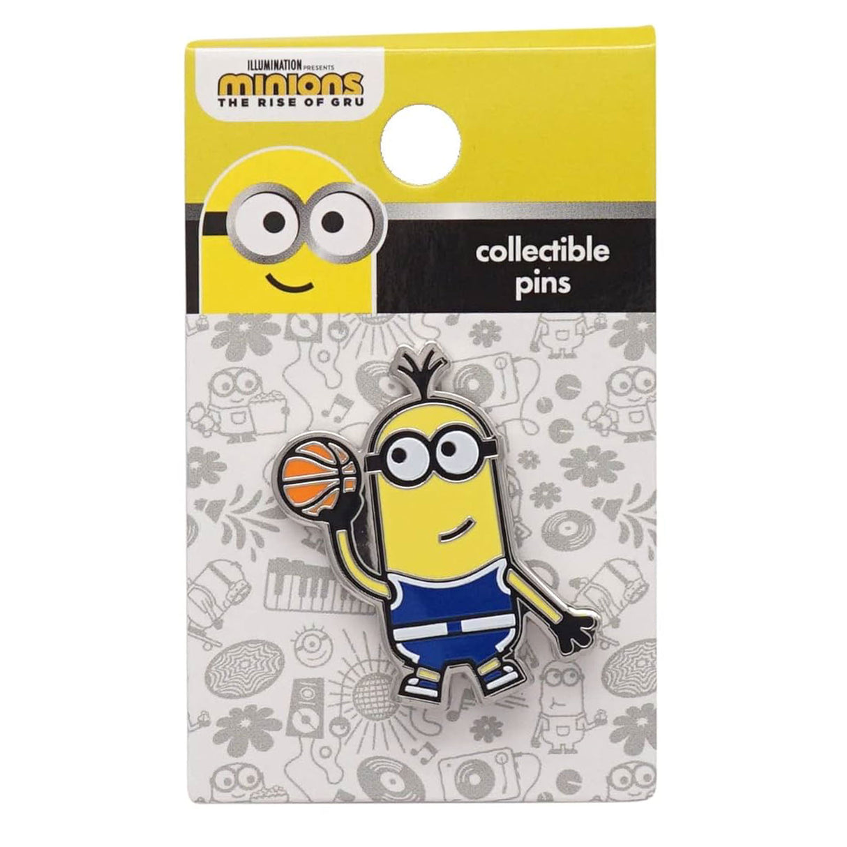 Minions Kevin Playing Basketball 1.75" Collectible Pin