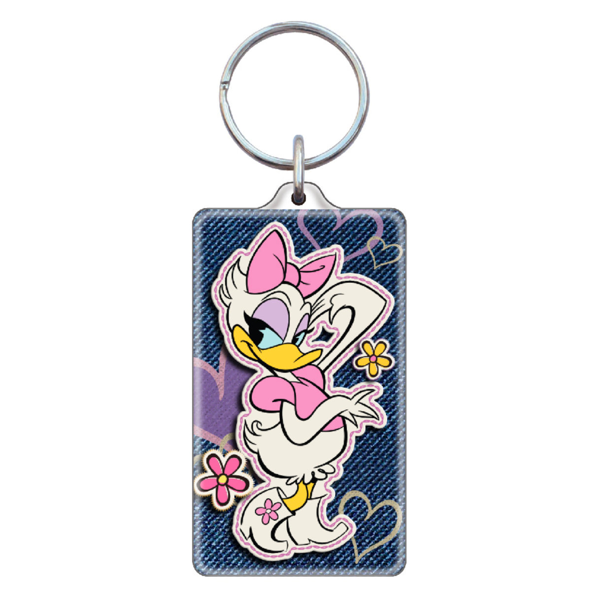 Disney Daisy Lucite Key Ring