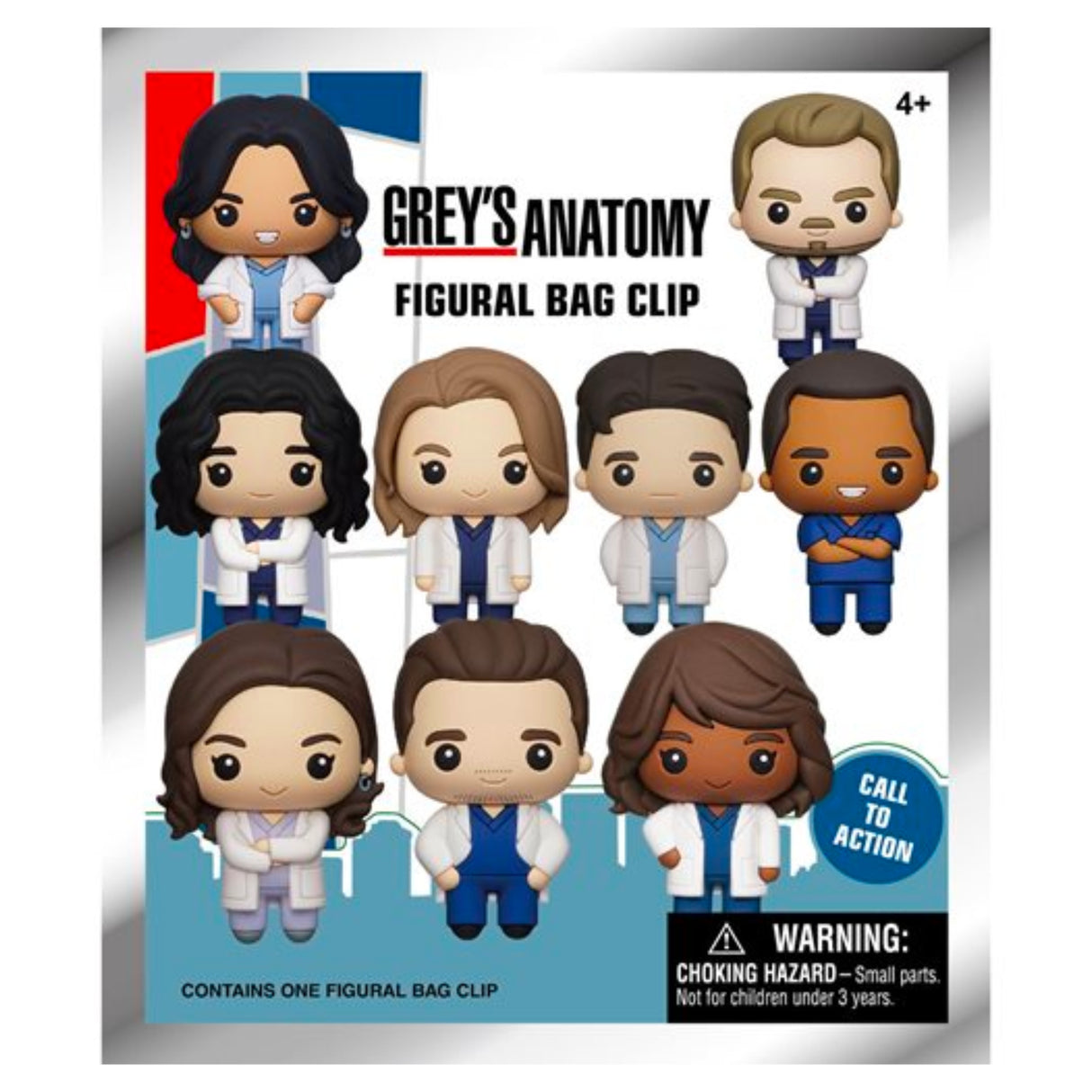 Grey's Anatomy Mystery 3D Foam Bag Clip