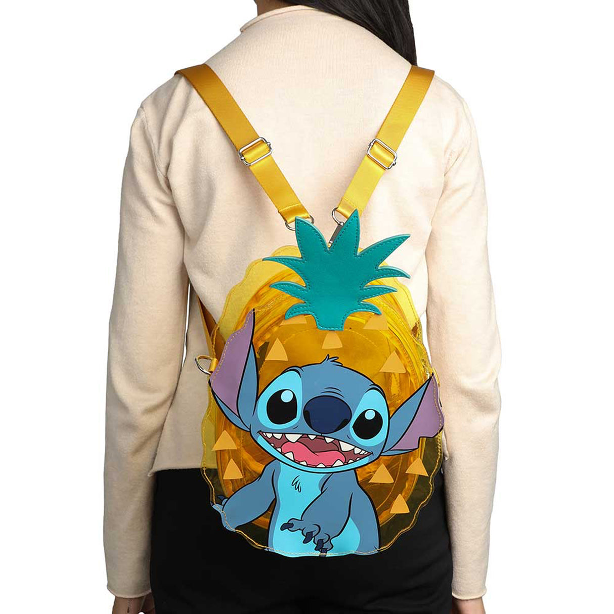 Disney Lilo and Stitch Clear Pineapple Mini Backpack