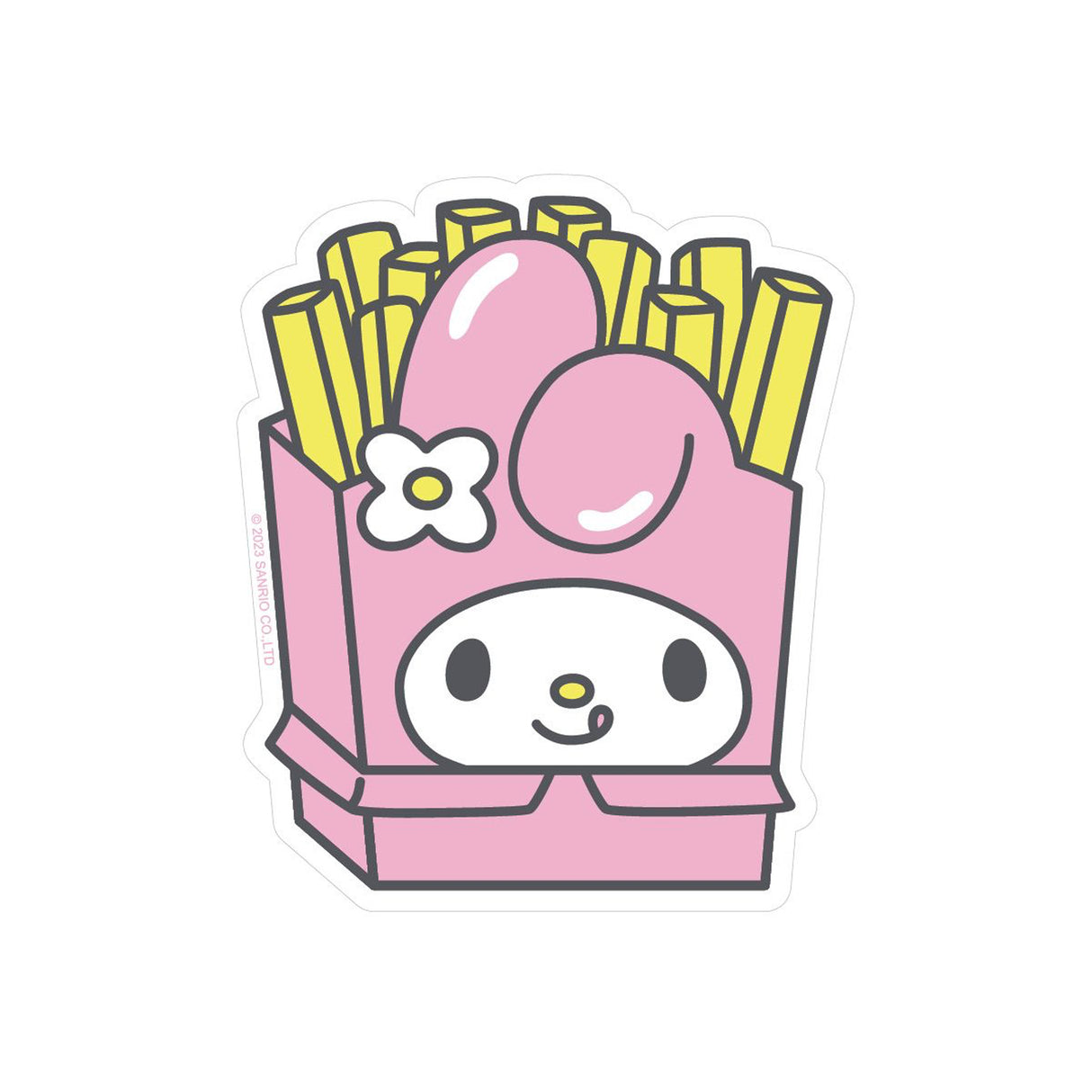 My Melody Fries Viny Sticker