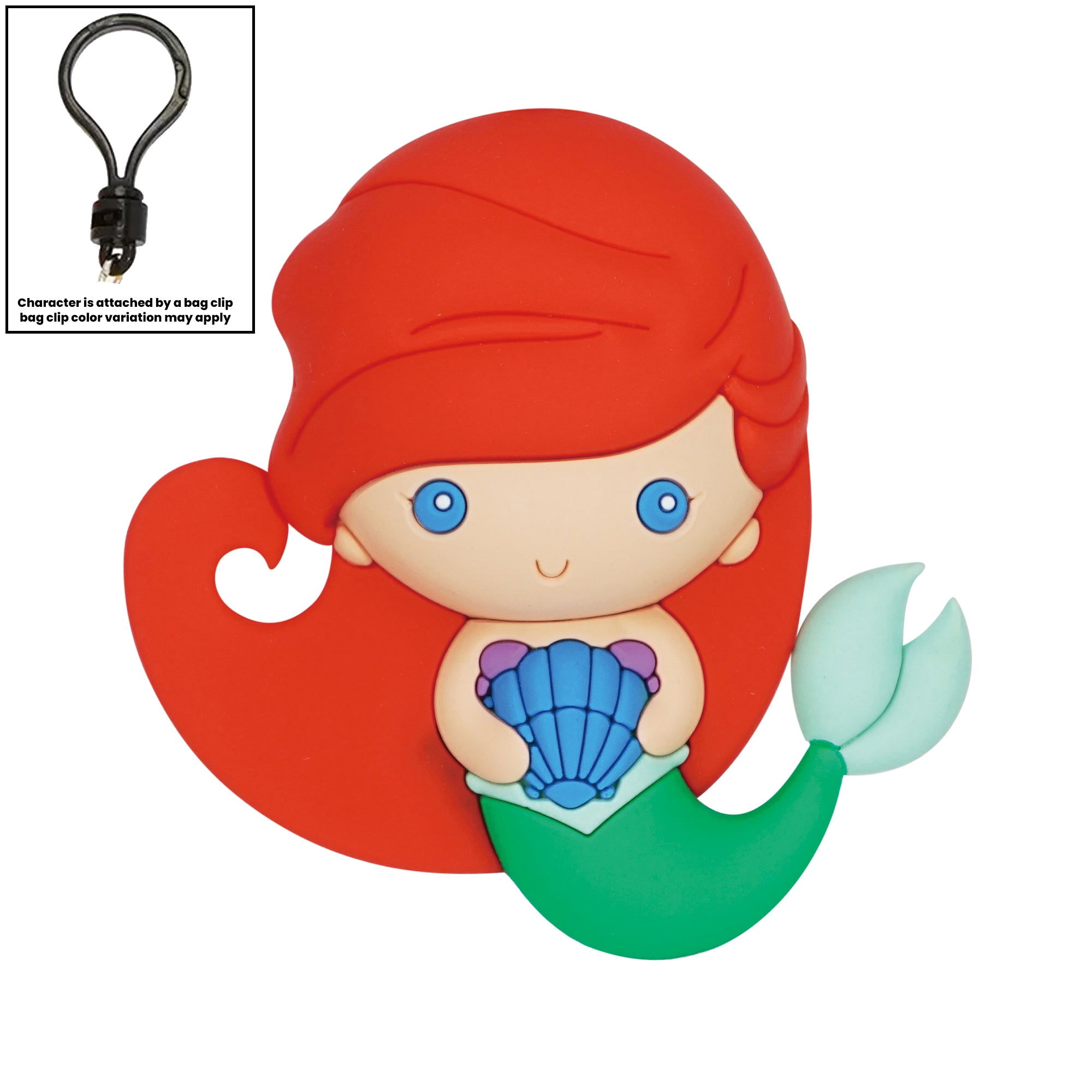 Disney Ariel with Sea Shell Bag Clip/Ornament