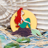 Disney The Little Mermaid Moon Light Mermaid, Ariel 3" Collectible Pin on Pin Special Edition 500 - NEW RELEASE