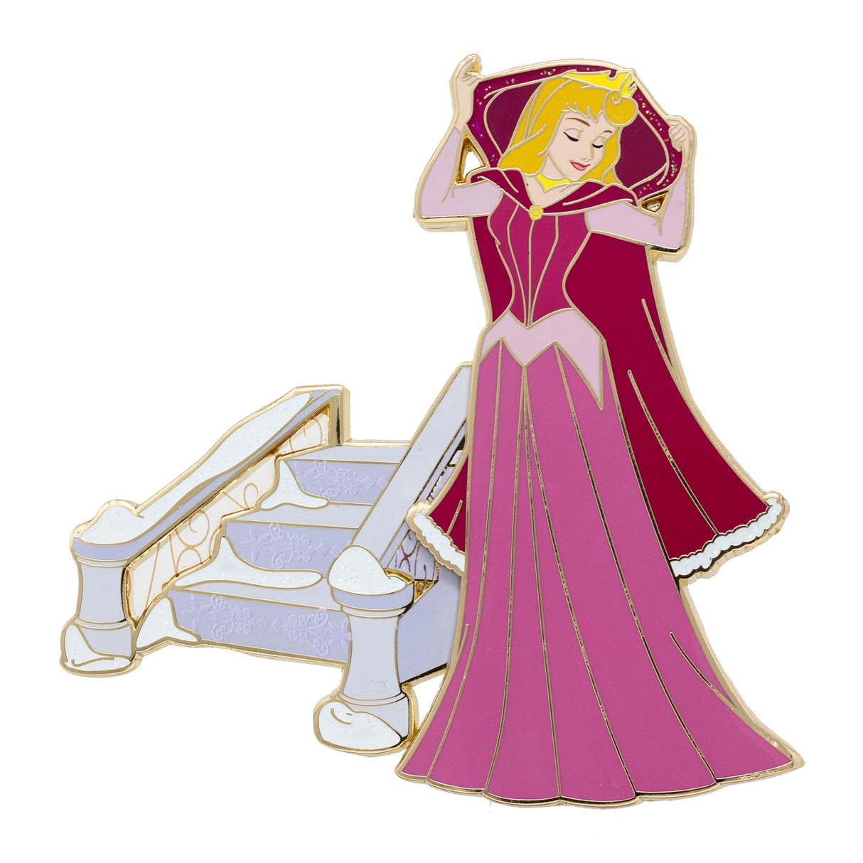 Disney Winter Princesses - Aurora 3" Collectible Pin on Pin Special Edition 300 - PREORDER