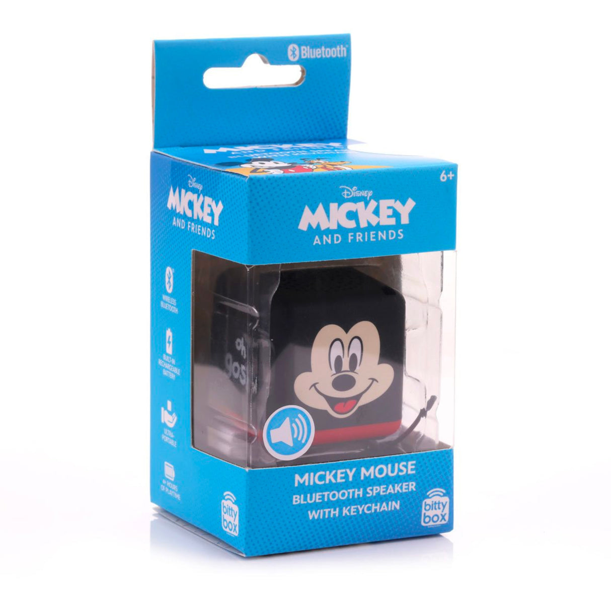 Bluetooth Speaker Bitty Box Disney Mickey Mouse Keychain Speaker