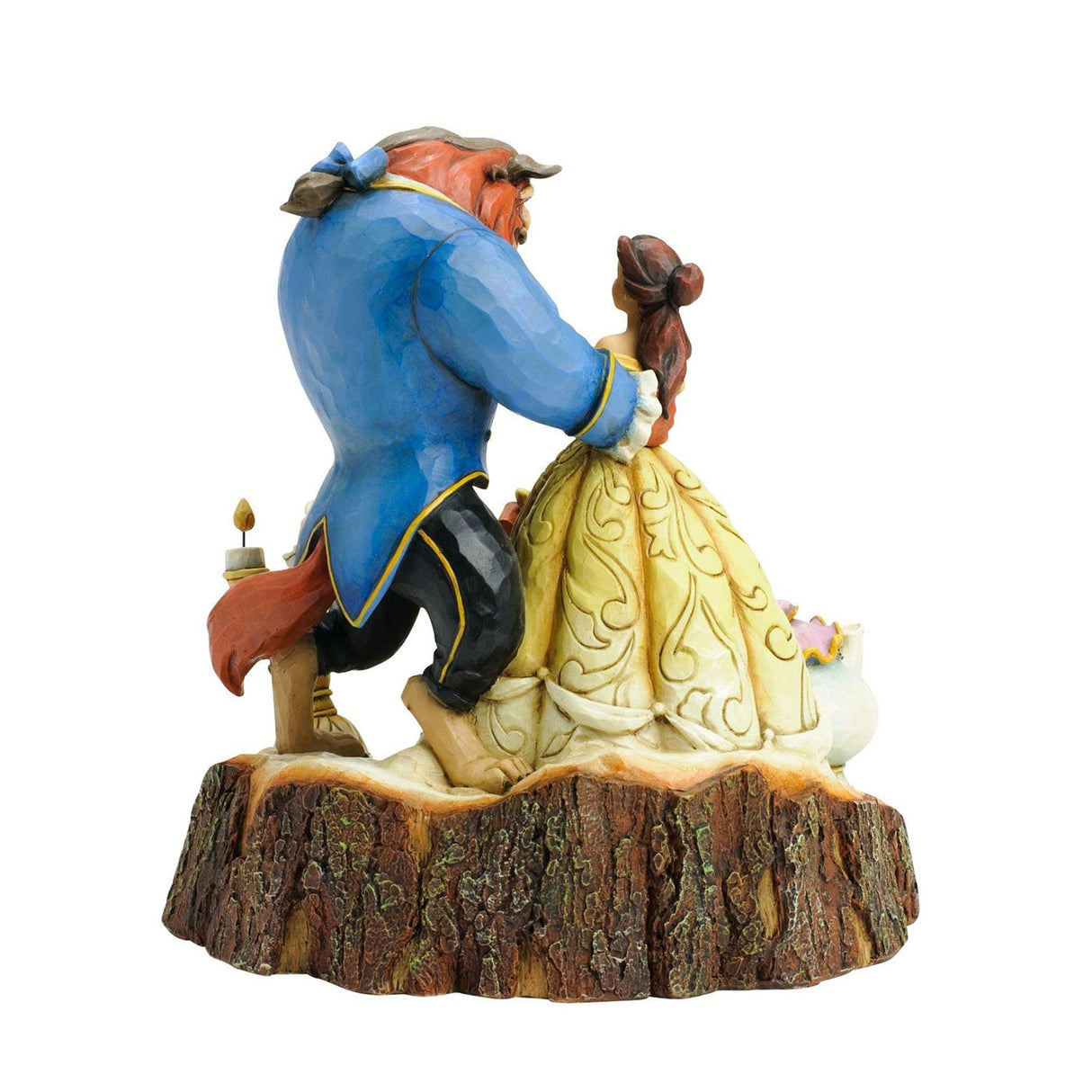 Disney Traditions - Beauty-Beast Carved by Heart Figurine