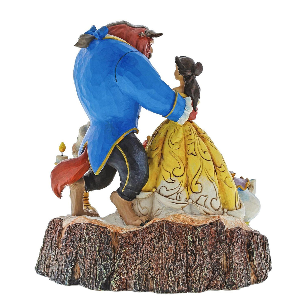 Disney Traditions - Beauty-Beast Carved by Heart Figurine