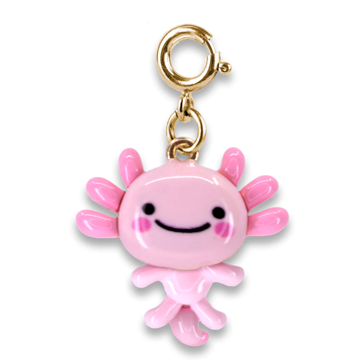 CHARM IT! - Gold Swivel Axolotl Charm