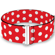 Cinch Waist Belt - Minnie Mouse Dots Red/White