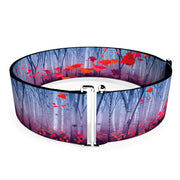 Cinch Waist Belt - Frozen II Swirling Leaves Trees Purples Reds