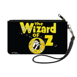 Canvas Zipper Wallet - SMALL - THE WIZARD OF OZ Dorothy Pose Black/Yellow/White