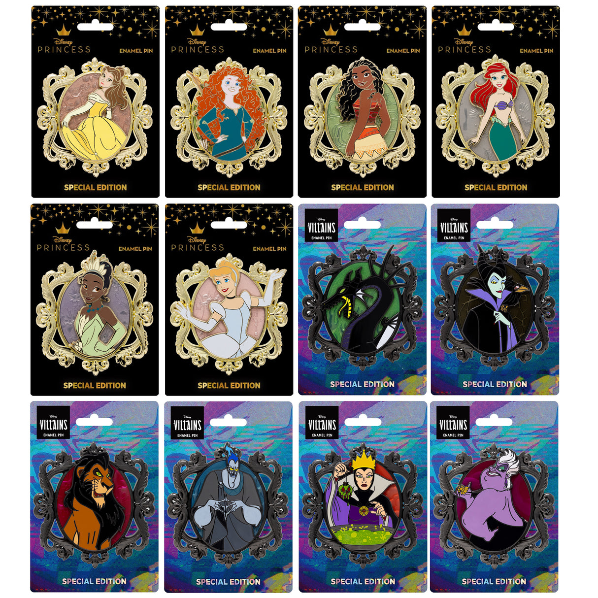 Disney Cameo Full Series Wave 1 Pin on Pin Special Edition 400 - NEW RELEASE