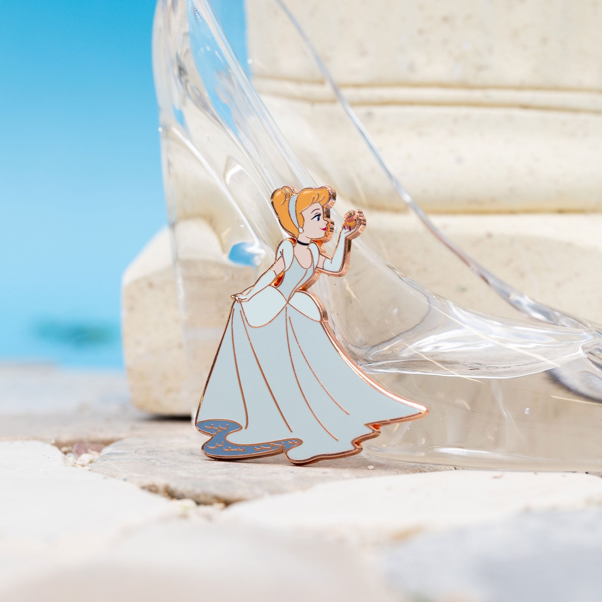 Disney Princess and Sidekicks Series Cinderella and Gus 2.25" Special Edition 1000 Pin - NEW RELEASE