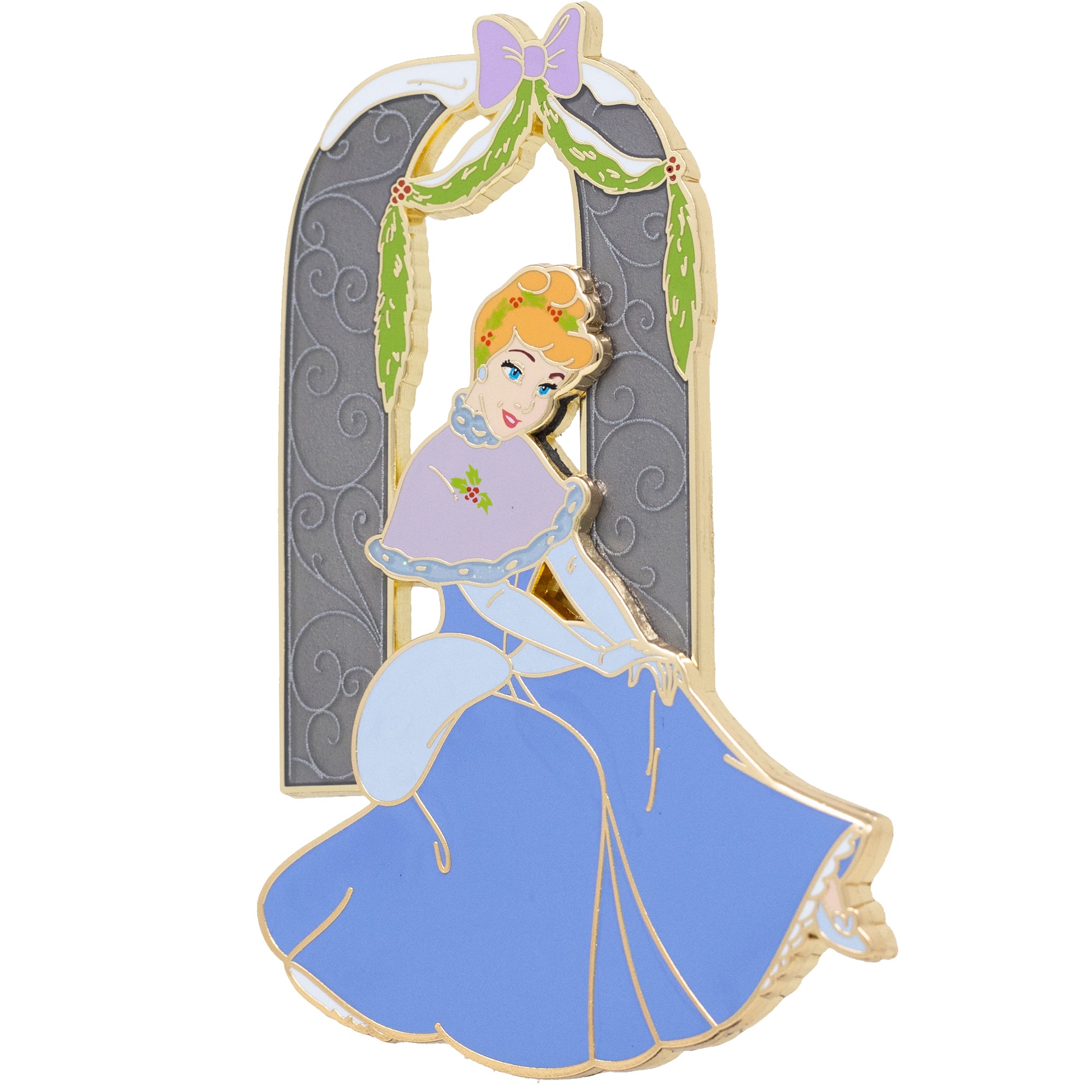 Disney Winter Princesses - Cinderella 3" Collectible Pin on Pin Special Edition 300