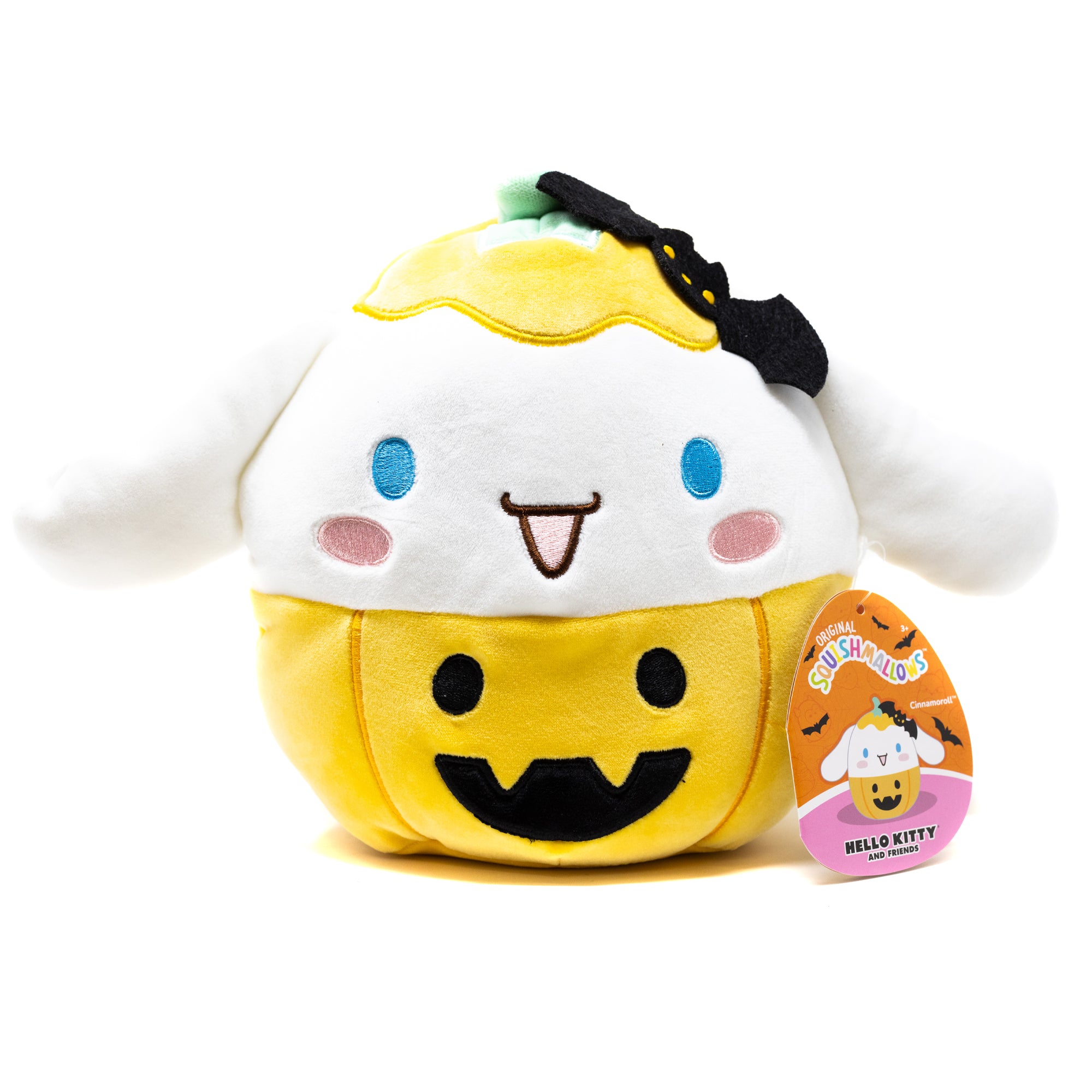 Squishmallow - Sanrio Halloween Cinnamoroll as Jack-o-Lantern 10"