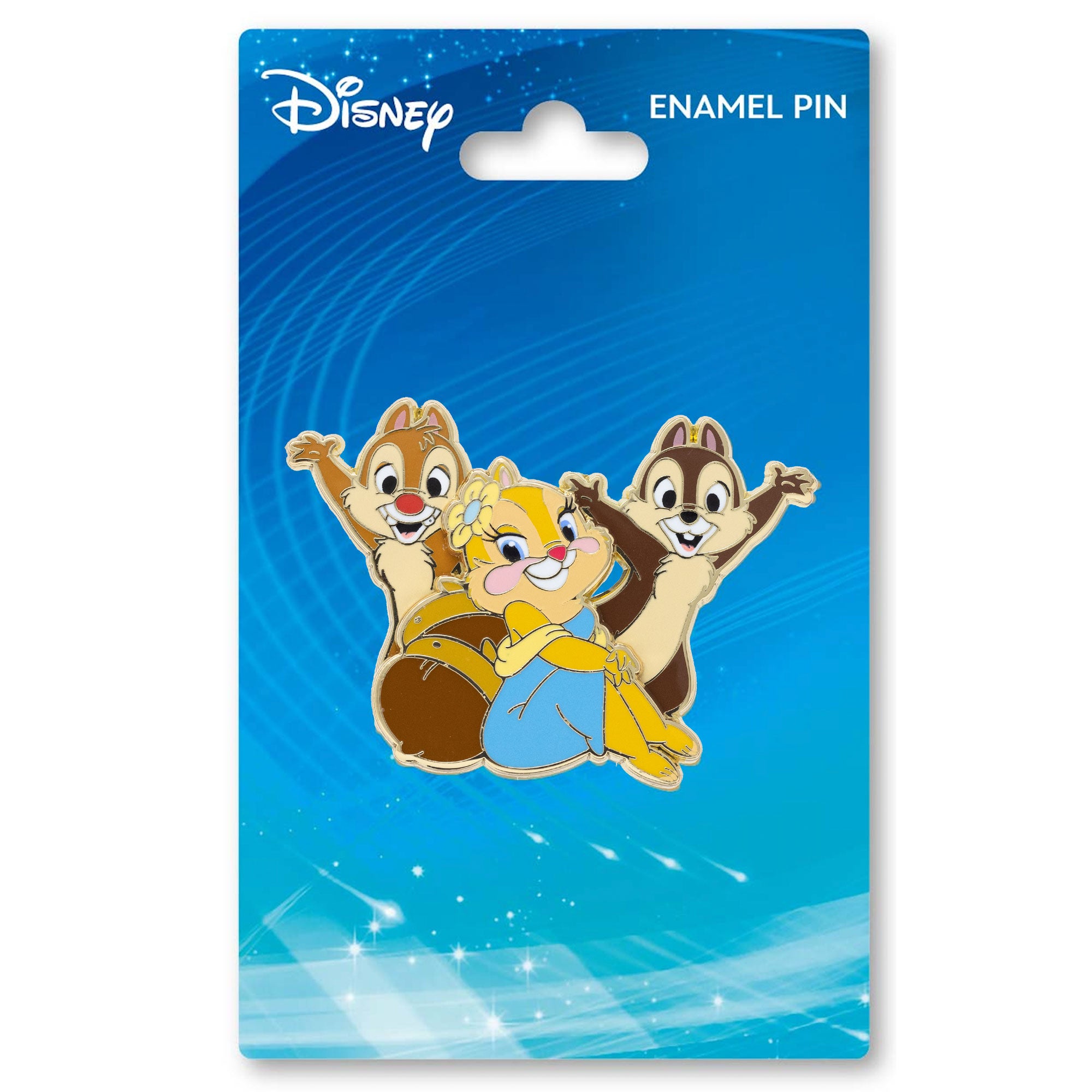 Disney Chip & Dale with Clarice 2.25" Collectible Pin on Pin - NEW RELEASE