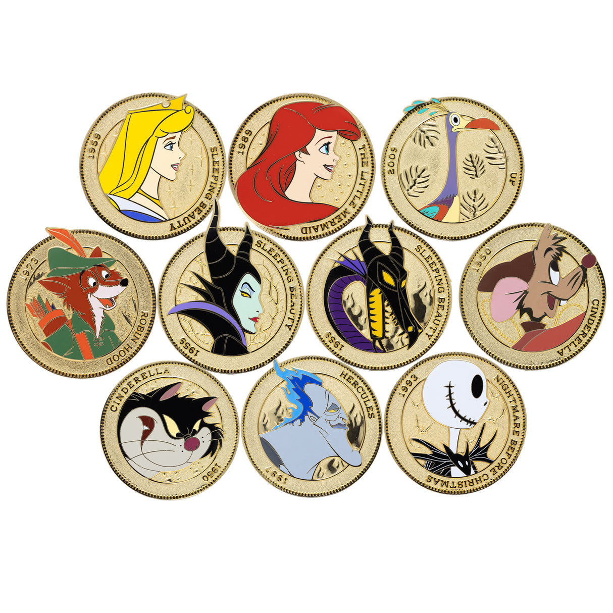 Disney Coin Series Wave 1 Collectible Pin Special Edition 300 - PREORDER