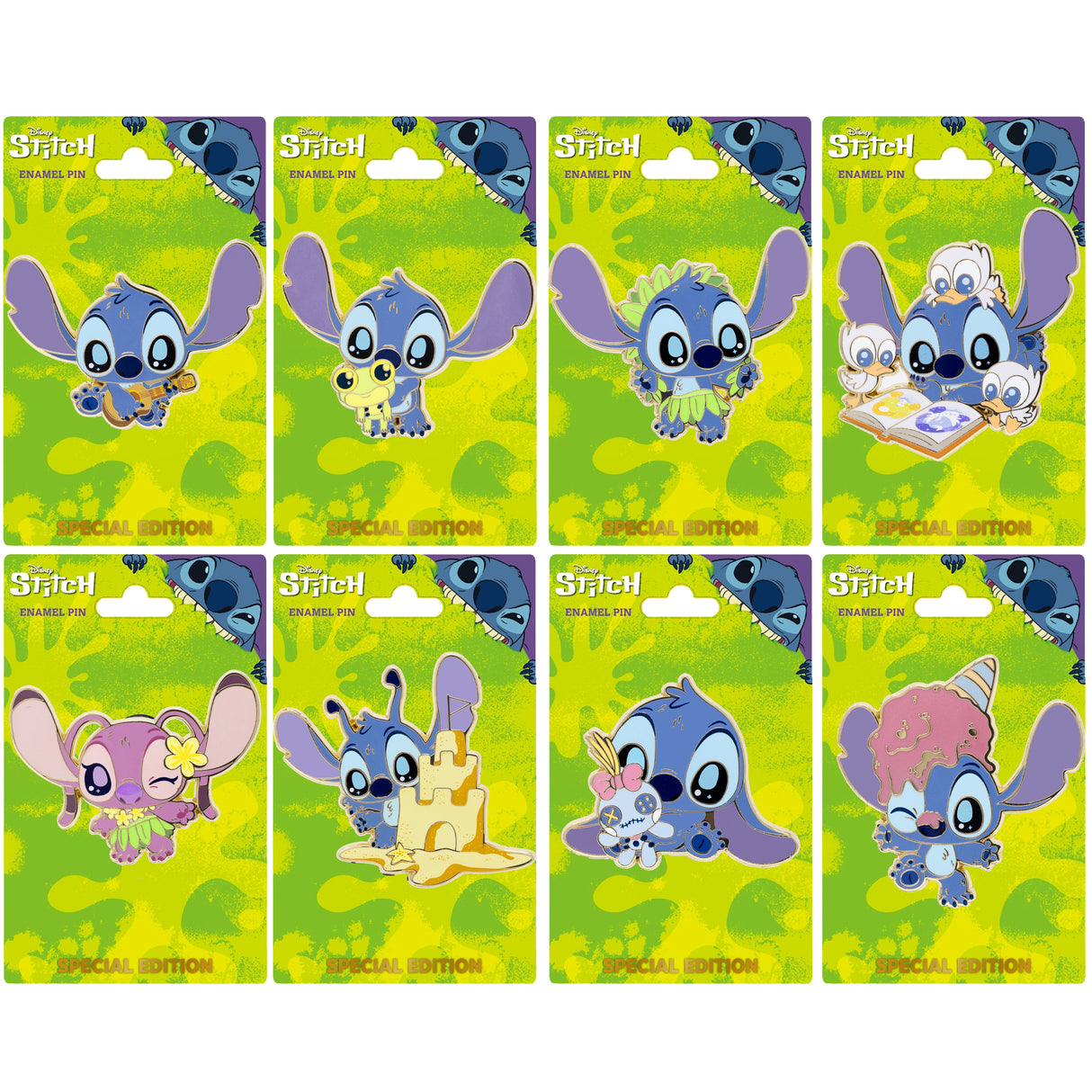 Disney Stitch Cutie Series 2" Collectible Pin Special Edition 300 - NEW RELEASE