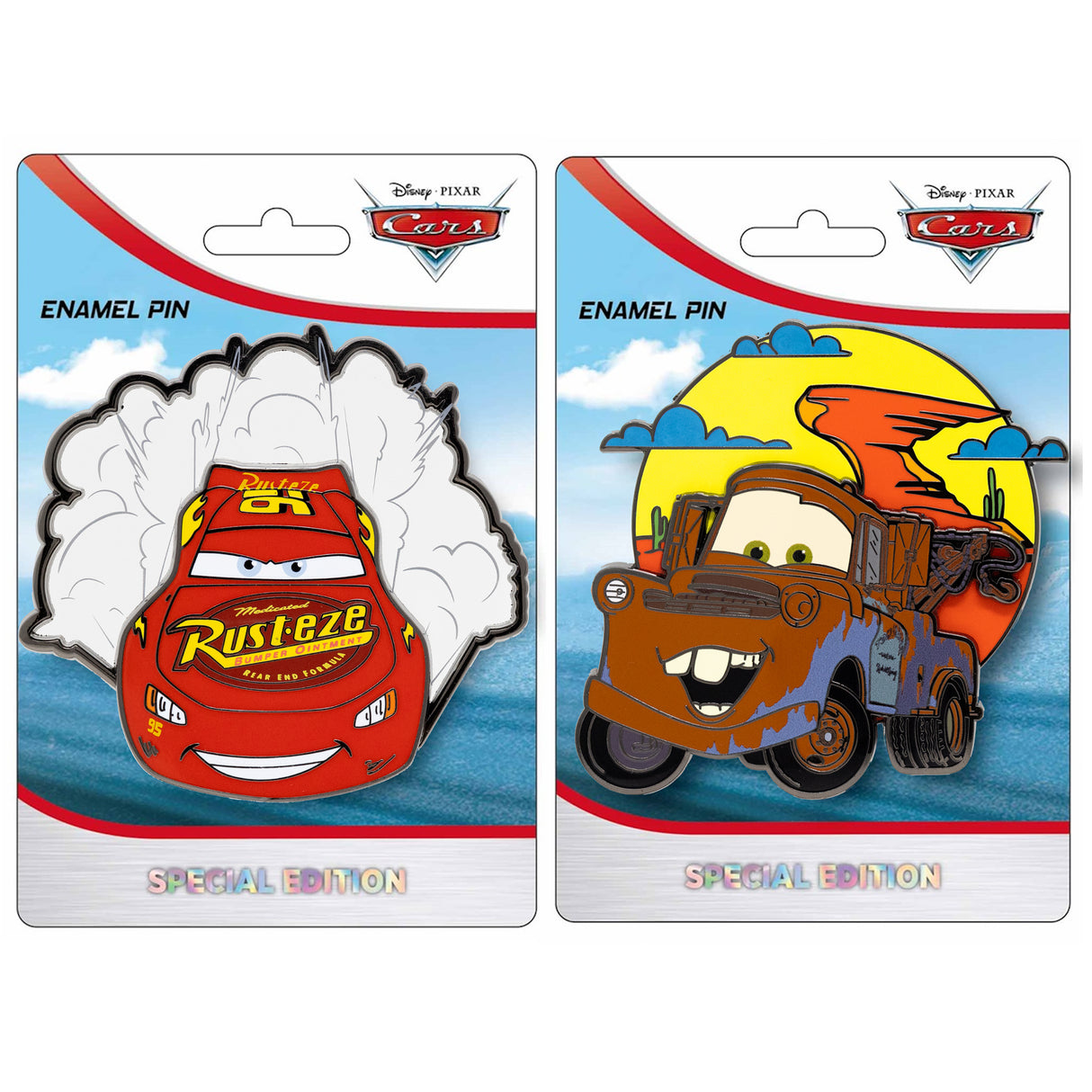 Disney Pixar Cars Combo 3" Collectible Pin on Pin Special Edition 300 - PREORDER