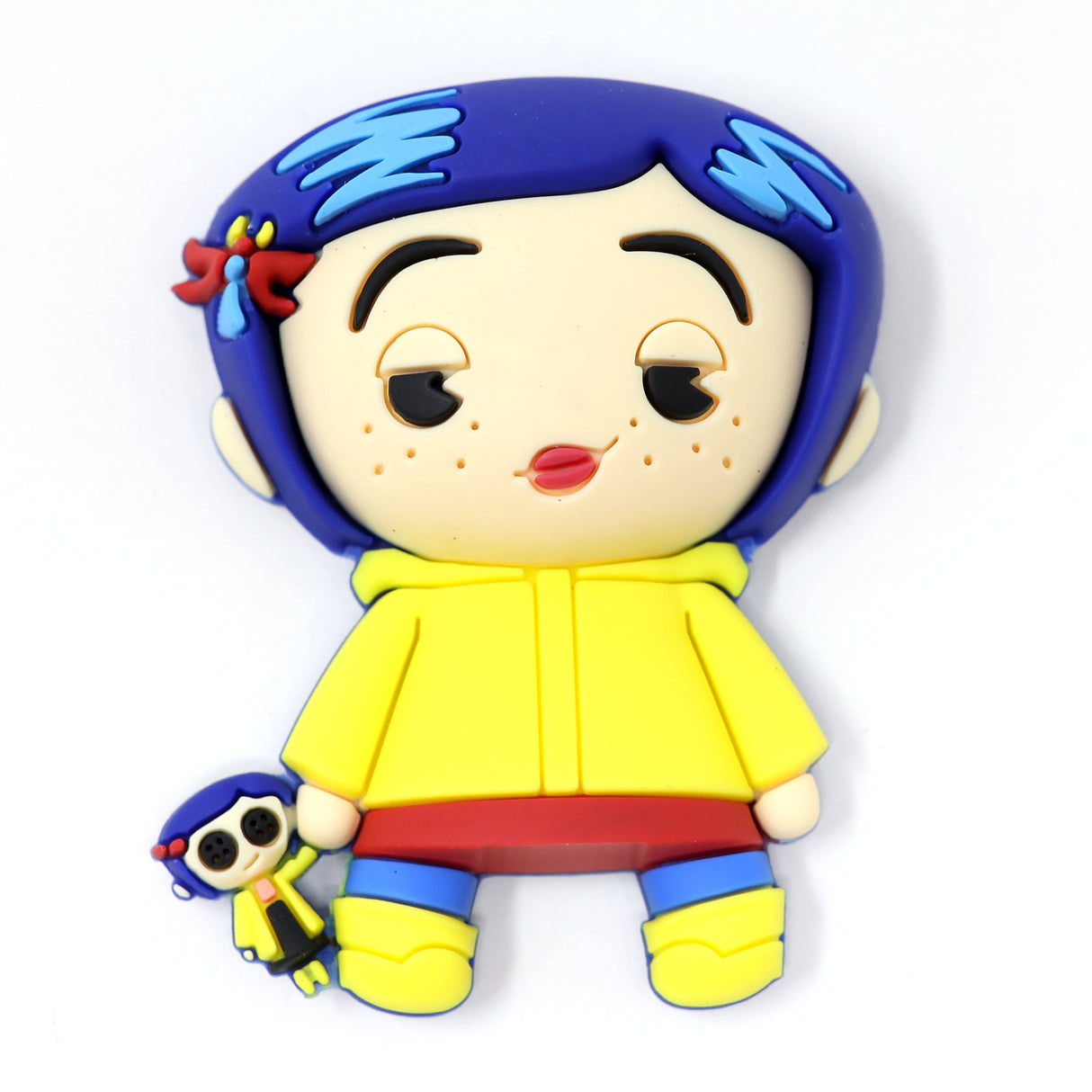 Coraline with Doll 3D Foam Magnet