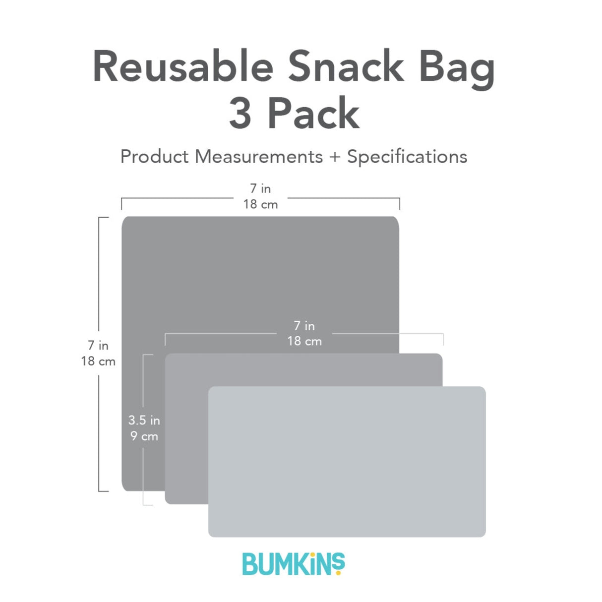 Reusable Snack Bag, 3-Pack: Toy Story