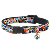 Breakaway Cat Collar with Bell - The Powerpuff Girls Expressions Stacked