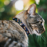 Breakaway Cat Collar with Bell - Rocket Power 4-Character Action Poses/Shapes Cool Gray/Multi Color