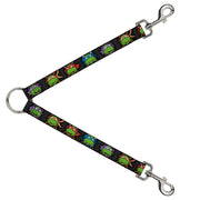 Dog Leash Splitter - Classic TMNT Expessions Battle Gear Gray Multi Color