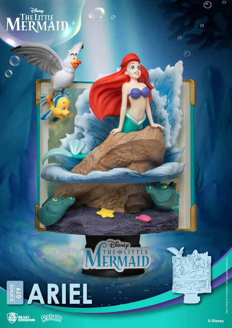 Disney Storybook The Little Mermaid D*Stage 079 Collectible Statue