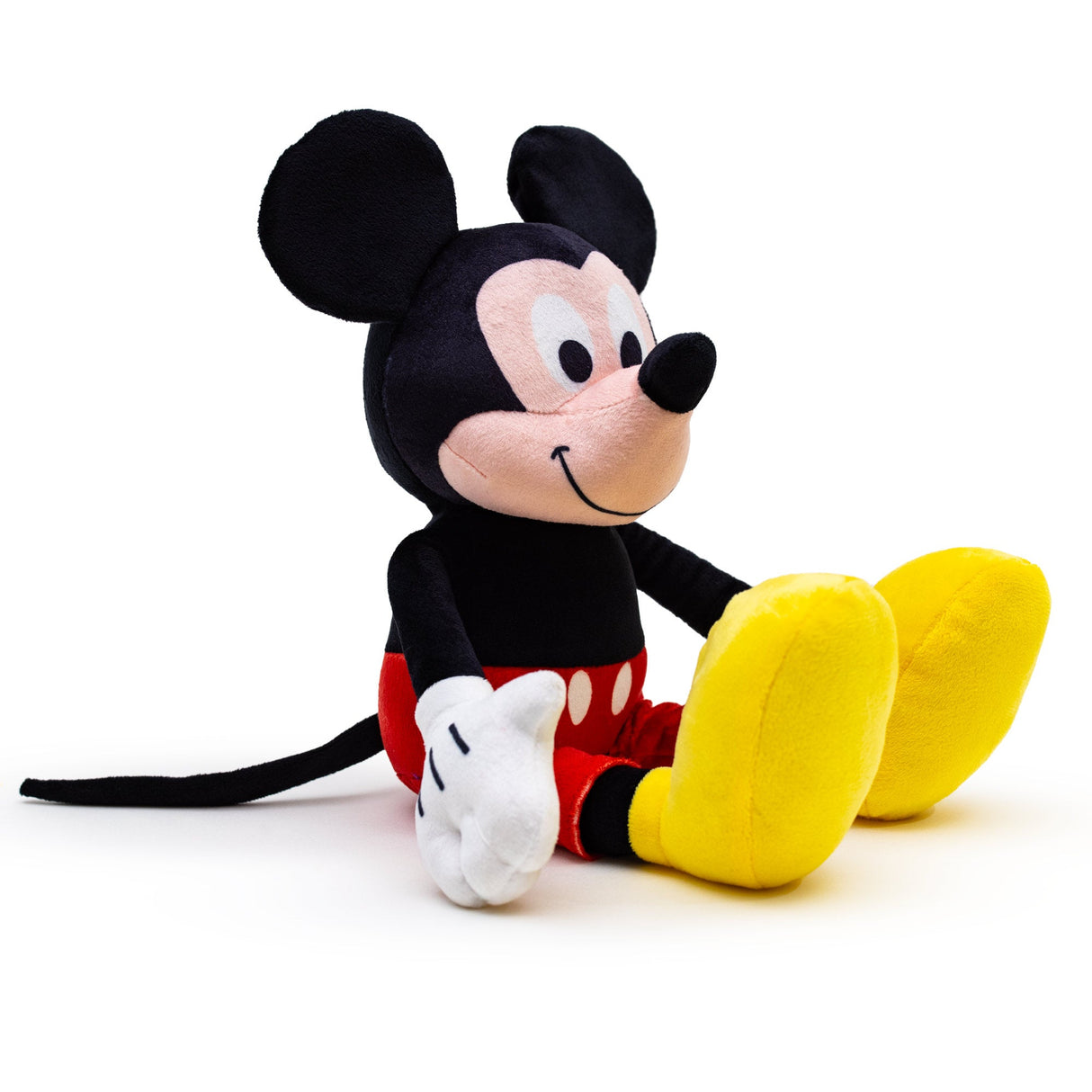 Dog Toy Squeaker Plush - Mickey Mouse Full Body Sitting Pose