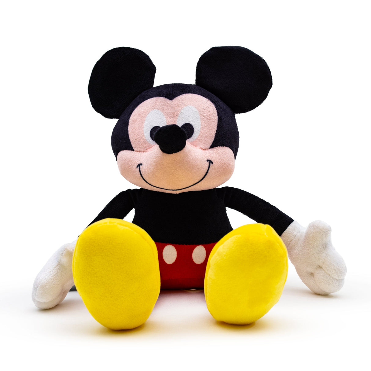 Dog Toy Squeaker Plush - Mickey Mouse Full Body Sitting Pose