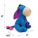 Dog Toy Ballistic Squeaker - Winnie the Pooh Eeyore Sitting Pose Blue