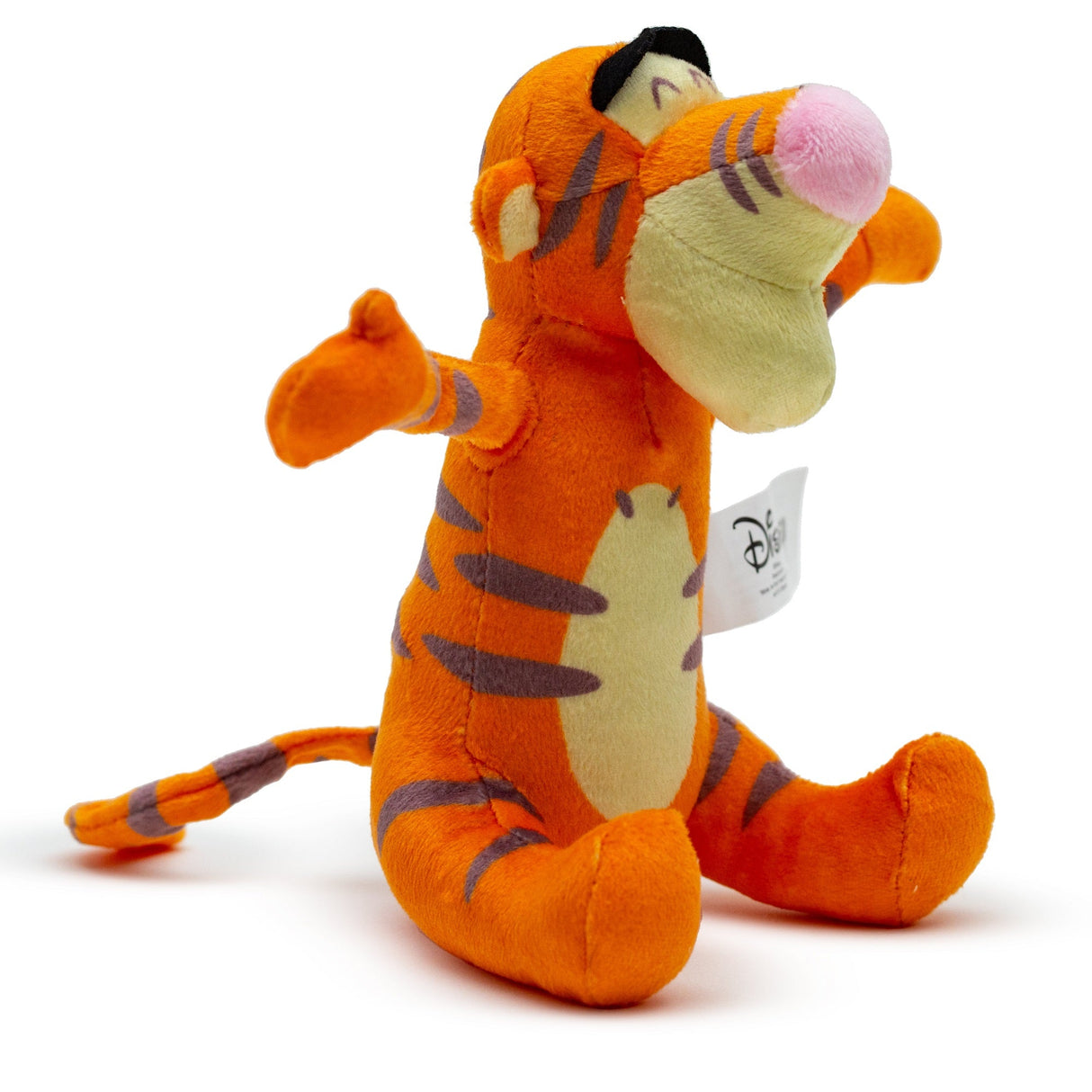 Dog Toy Squeaker Plush - Winnie the Pooh Tiggers Arms Up Sitting Pose