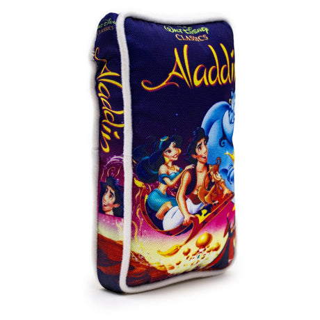 Dog Toy Squeaker Plush - Disney Aladdin VHS Tape Replica