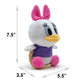 Dog Toy Squeaker Plush with Rope - Disney Daisy Duck Chibi Sitting Pose