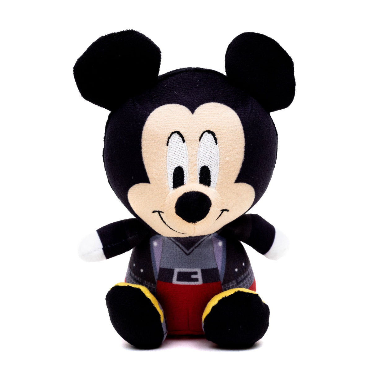 Dog Toy Squeaker Plush - Kingdom Hearts King Mickey Mouse Full Body Sitting Pose