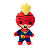 Dog Toy Squeaky Plush - Kawaii Captain Marvel Standing Pose