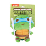 Dog Toy Squeaker Plush - Teenage Mutant Ninja Turtles Leonardo Full Body Sword Pose Blue