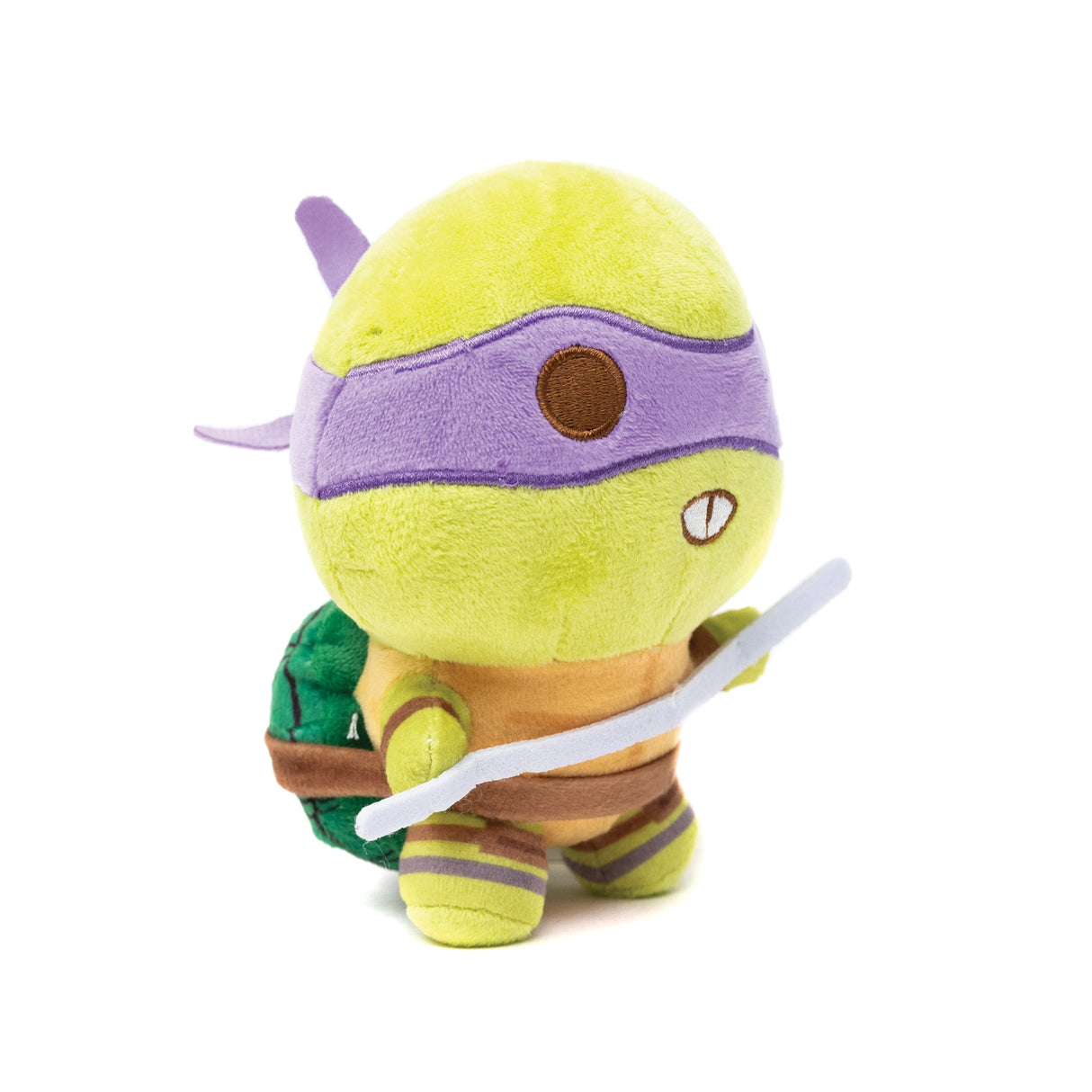 Dog Toy Squeaker Plush - Teenage Mutant Ninja Turtles Donatello Full Body Staff Pose Purple